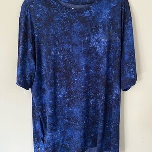 Under Armour Men's Marble Blue Short Sleeve Tee